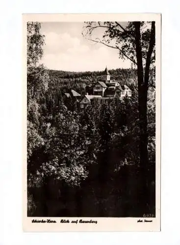 DDR Ak Schierke Harz Blick auf Barenberg