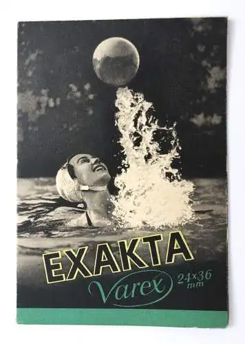 Prospekt EXAKTA Varex 24 x 36 mm Kamera 1956 DDR