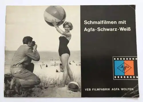 Prospekt Kamera Agfa DDR 1961 Fotoapparat VEB Wolfen