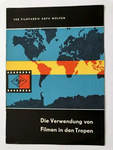 Agfa VEB Filmfabrik Wolfen DDR 1960 Fotoapparat Kamera Prospekt