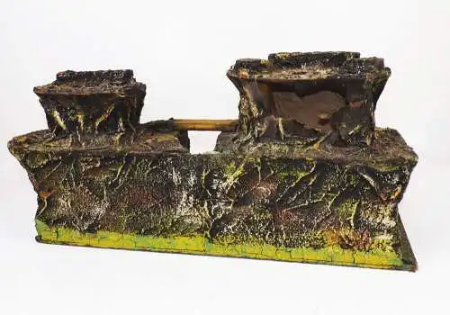 Altes Masse Diorama Wildwest Landschaft Fluss