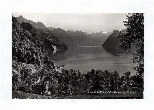 Ak Gmunden Blick auf den Traunsee vom Hoisu Echtfoto