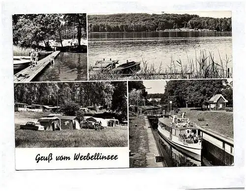 Ak Gruß von der Werbellinsee DDR Brandenburg