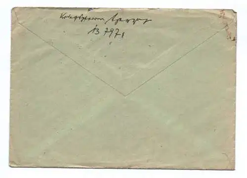 Feldpost Brief Kriegspfarrer 13797 Westfront Inhalt