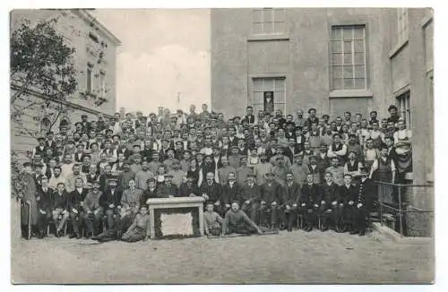 Ak Großröhrsdorf 1912 Belegschaft Fabrik