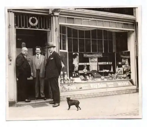 Foto Frisör Schaufenster Büste Reklame Dauerwellen Odol 1930er