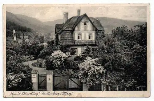 Ak Haus Wartburg Stecklenberg Thale Ost Harz