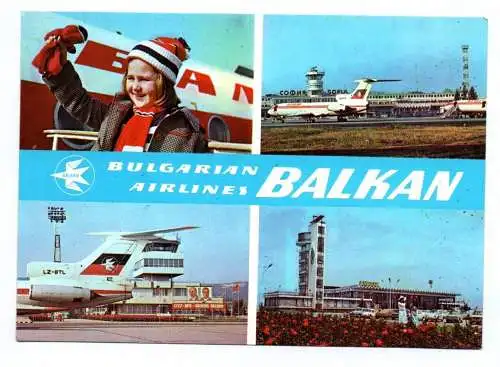 Ak Bulgarien Airlines Balkan Flugzeug KM 870 A Sorfia Varna Bourgas