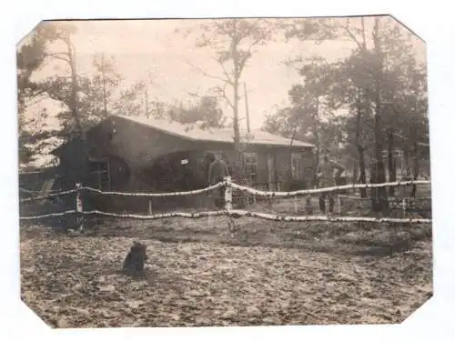 Foto Lager Königindorf 1916 Soldaten Baracke