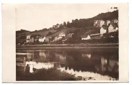 Foto Ak Elbe Sächsischs Schweiz Bad Schandau Wehlen um 1910