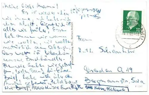 Foto Ak Neuendorf Hiddensee 1953