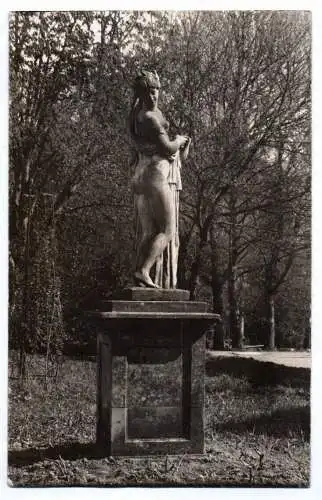 Foto Ak La Neuville Schlosspark Statur 1 Wk WWI Frankreich