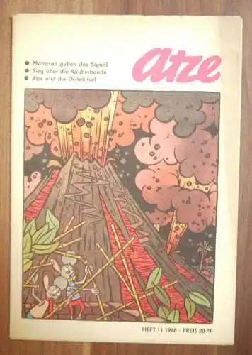 Atze Comic Matrosen geben das Signal DDR 1968 Heft 2