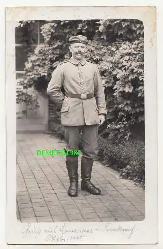 Foto Ak deutscher Soldat in Annappes Frankreich 1915 IWW France ! (A845