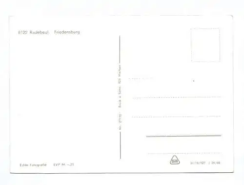 Ak Radebeul Friedensburg 1969