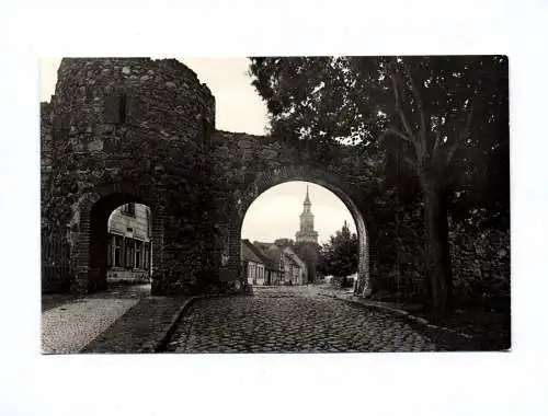 Ak Templin UM An der Stadtmauer Echtfoto