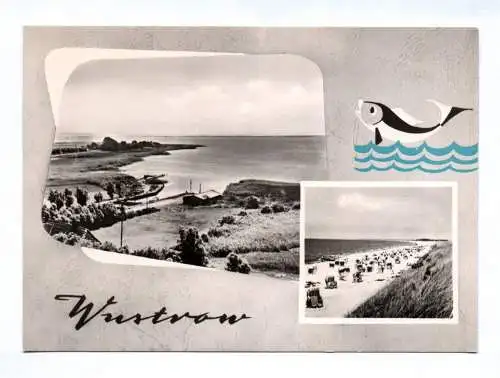 Ak Wustrow 1963 Strand Meer