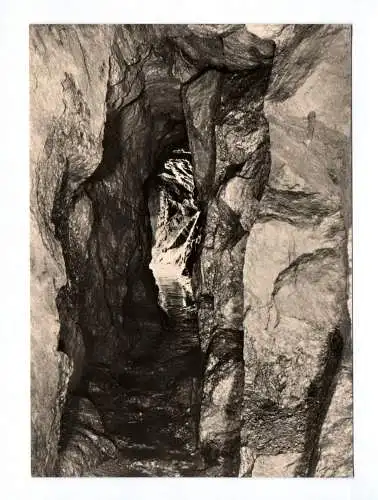 Ak Geising Osterzgebirge Silberstollen Strecke hinter dem Silber Abbau 1970