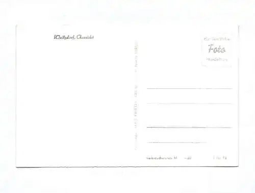 Ak Waitzdorf Aussicht Hohnstein Sächsische Schweiz 1973