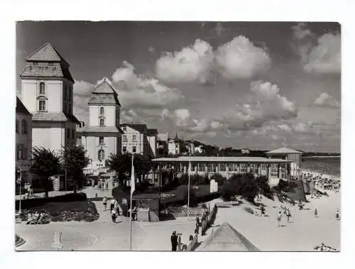 Ak Binz auf Rügen 1966 Strand