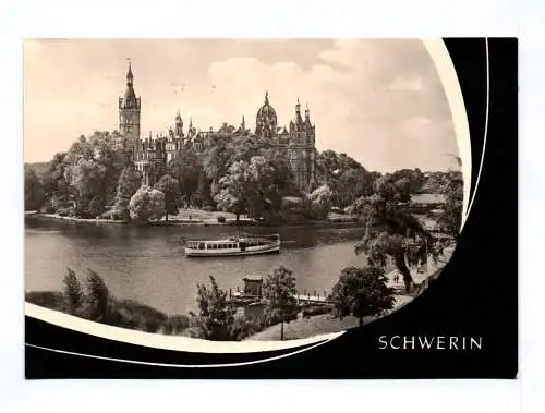 Ak Schwerin Blick zum Schloß 1967