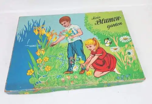 Mein Blumengarten DDR Brettspiel Spika Spielwerk Karl Marx Stadt 1967
