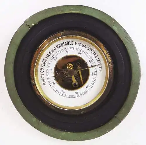 Altes Barometer französisch 1850 bis 1900 antikes Wetter Meßgerät