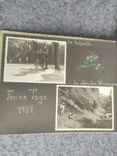 Fotoalben Hohnstein Erzgebirge 2 Stück Familie Ausflüge 1937