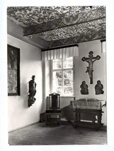 Ak Großschönau Heimatmuseum Zimmer Kunst und Altertümer 1975