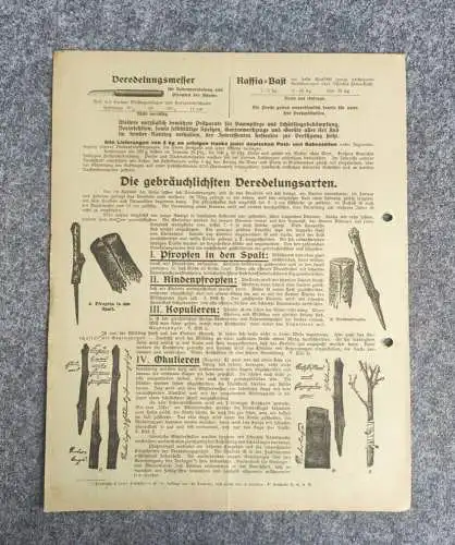 Alter Prospekt F Schacht Chemische Fabrik Braunschweig Landwirtschaft