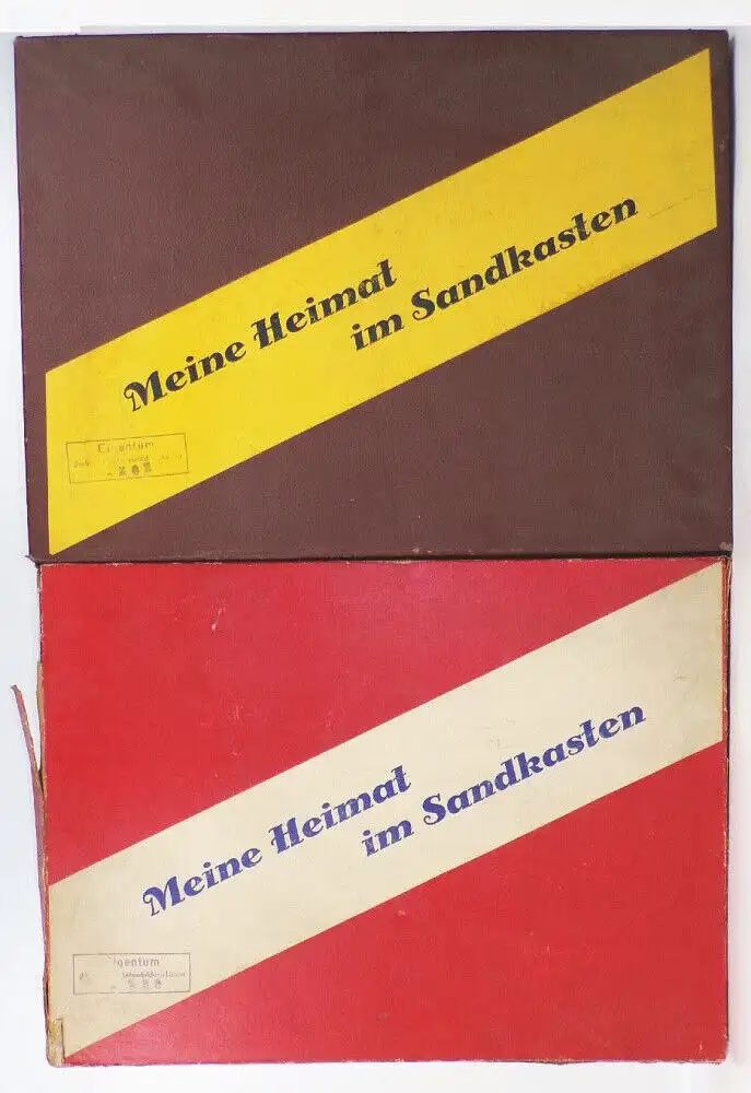 Meine Heimat im Sandkasten 1956 Lehrmittel Baukasten Scheibner Marienberg  0