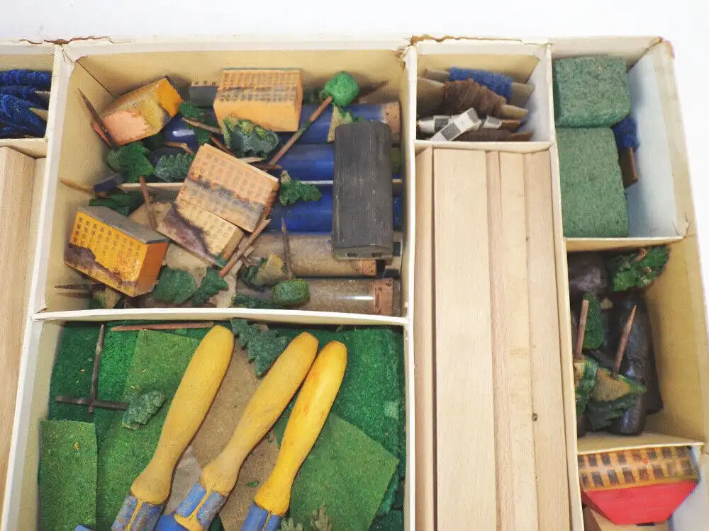 Meine Heimat im Sandkasten 1956 Lehrmittel Baukasten Scheibner Marienberg  3