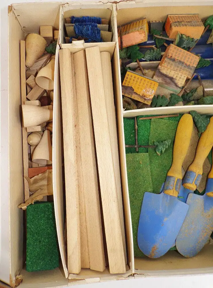 Meine Heimat im Sandkasten 1956 Lehrmittel Baukasten Scheibner Marienberg  4