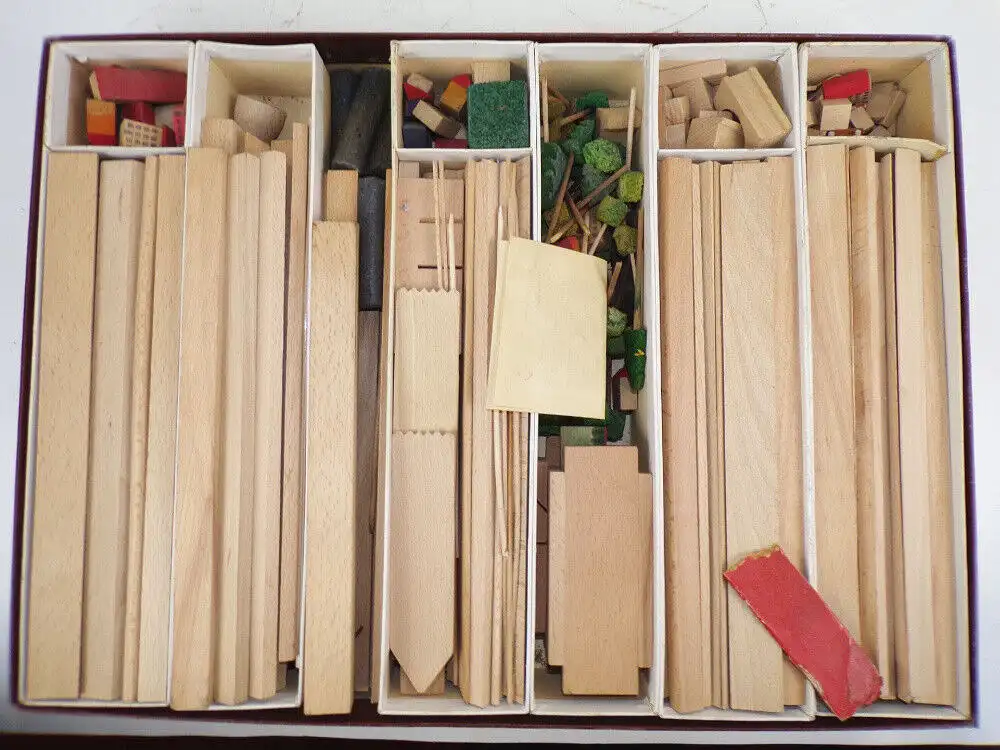 Meine Heimat im Sandkasten 1956 Lehrmittel Baukasten Scheibner Marienberg  5