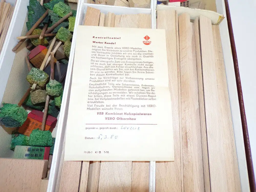 Meine Heimat im Sandkasten 1956 Lehrmittel Baukasten Scheibner Marienberg  7