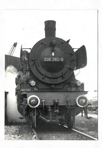 Foto Dampflok 038 382-8 Lok Freudenstadt Dampflokomotive 1960er, 1970er