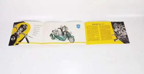 Adler Motorrad MB200 Prospekt Oldtimer 