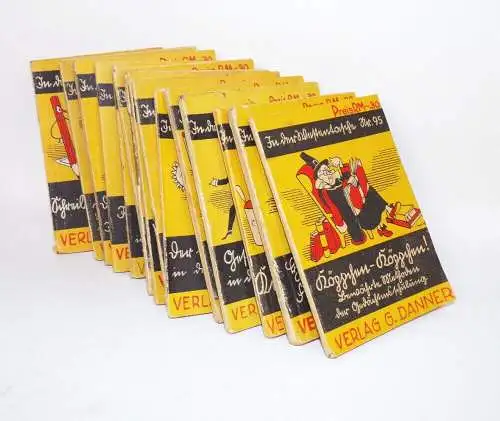 Danner In der Westentasche Bücher Konvolut um 1930 Minibücher 