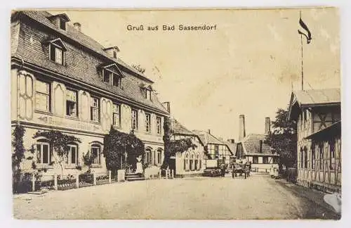 Ak Gruß aus Bad Sassendorf Mechanische Karte Leporello 