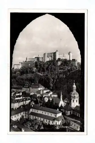 Ak Salzburg Blick von der Franziskanerkirche auf Altstadt und Festung 1939