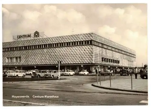 Ak Hoyerswerda Centrum Warenhaus 1969