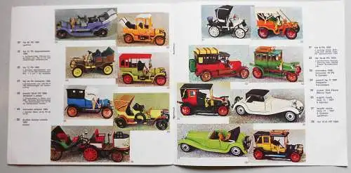 Altes Prospekt Rio Modellautos 