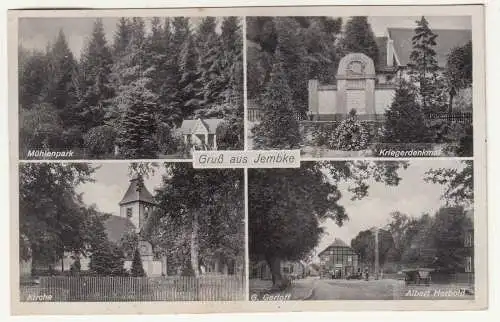 Ak Gruß aus Jembke Kr. Gifhorn Mehrbild Ansichten 1942 ! (A2539