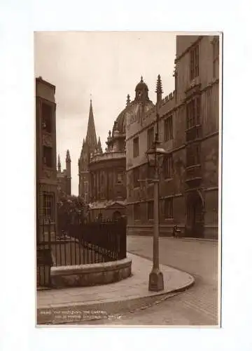Ak The Bodleian Library the Camera and Saint Marys Church Oxford Gudges