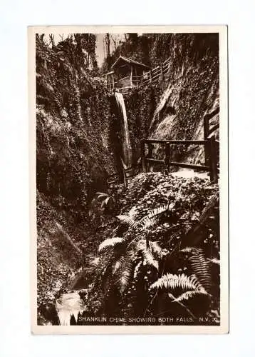 Ak Shanklin Chine Showing Both Falls Isle of Wight