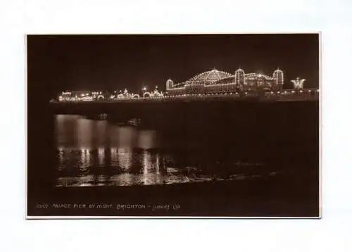 Ak Palace Pier by Night Brighton