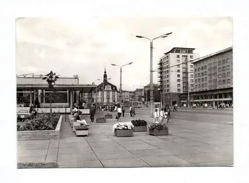 Ak Gera Straße der Republik 1976