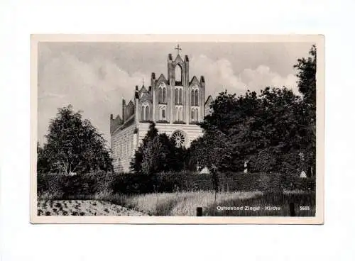 Ak Ostseebad Zingst Peter Pauls Kirche 1955