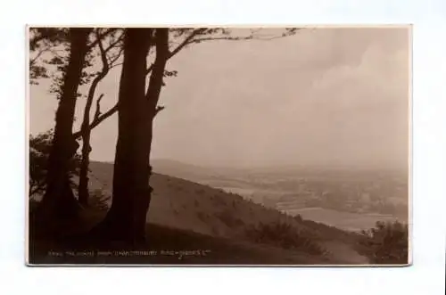 Ak The Downs from Chanctonbury Ring Washington England