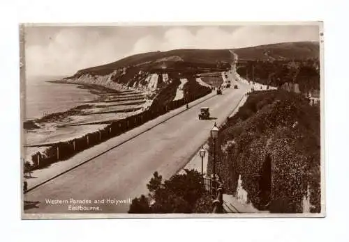 Ak Western Parades and Holywell Eastbourne
